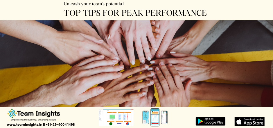 Top Tips for Peak Performance